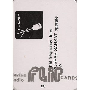 Marine Radio Cards GMDSS  STU0050 (click for enlarged image)